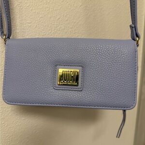 Juicy Couture Purple Crossbody Bag with Gold Hardware